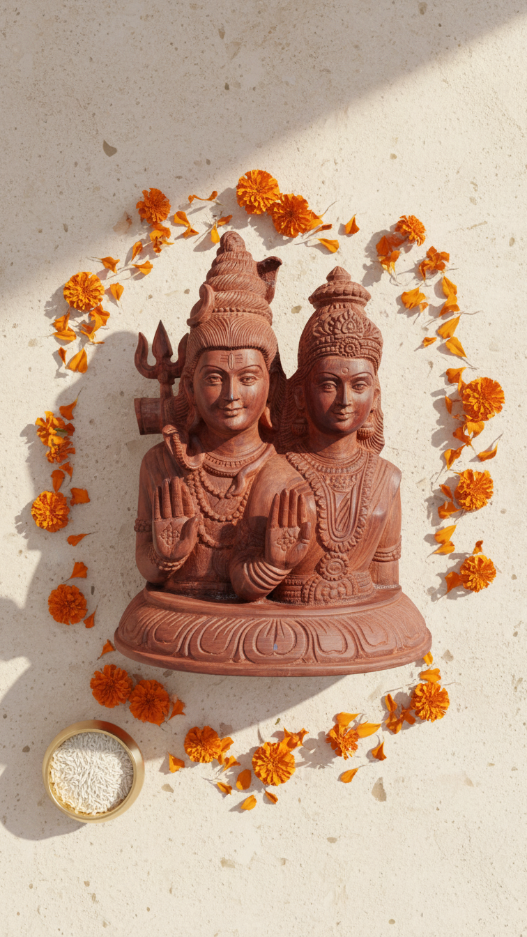 Mata Parvati & Lord Shiva Idol