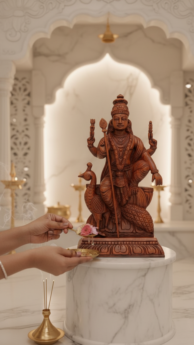 Lord Kartikeya Idol