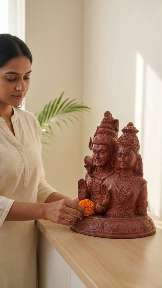 Mata Parvati & Lord Shiva Idol