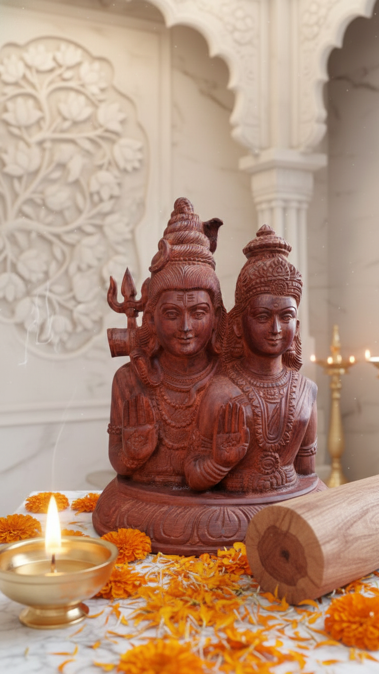 Mata Parvati & Lord Shiva Idol