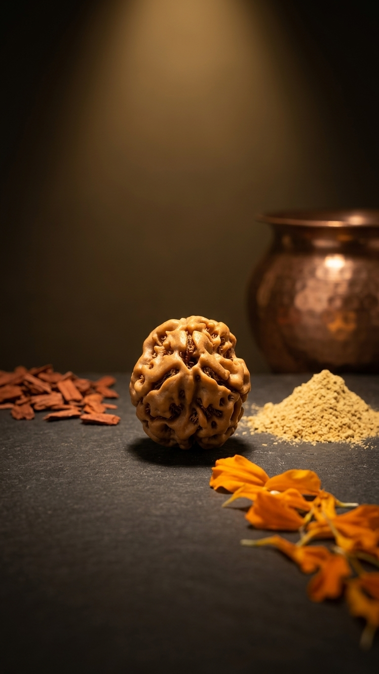 THREE MUKHI RUDRAKSHA